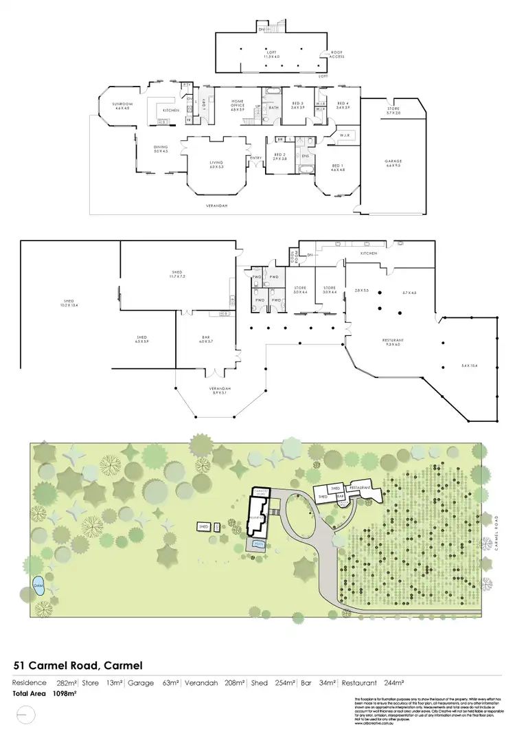 Floorplan of Homely house listing, 51 Carmel Road, Carmel WA 6076
