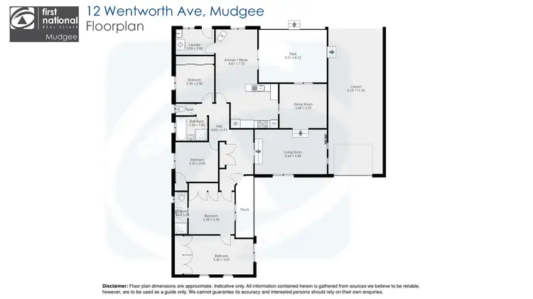 Floorplan of Homely house listing, 12 Wentworth Avenue, Mudgee NSW 2850