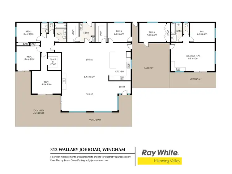 Floorplan of Homely rural property listing, 313 Wallaby Joe Road, Wingham NSW 2429