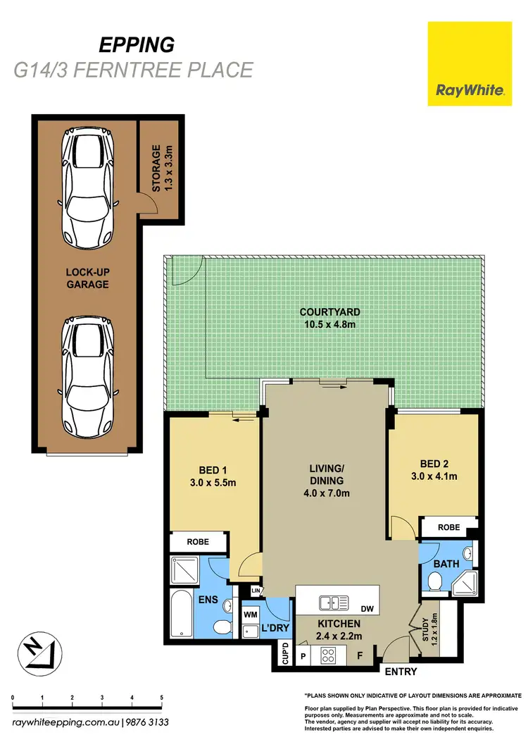 Floorplan of Homely apartment listing, G14/3 Ferntree Place, Epping NSW 2121