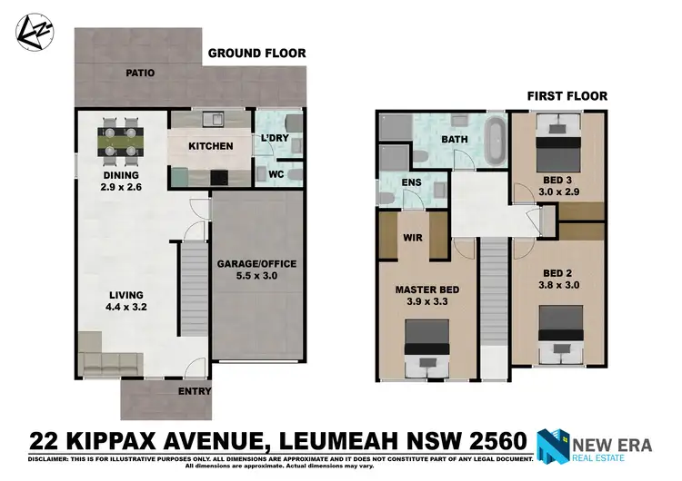 Floorplan of Homely house listing, 22 Kippax Avenue, Leumeah NSW 2560