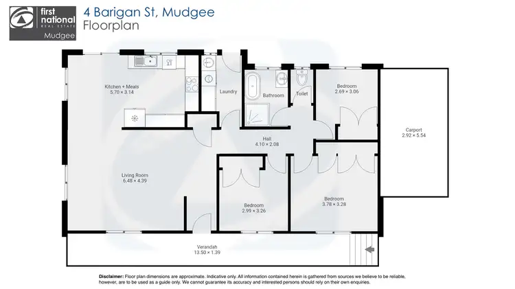 Floorplan of Homely house listing, 4 Barigan Street, Mudgee NSW 2850