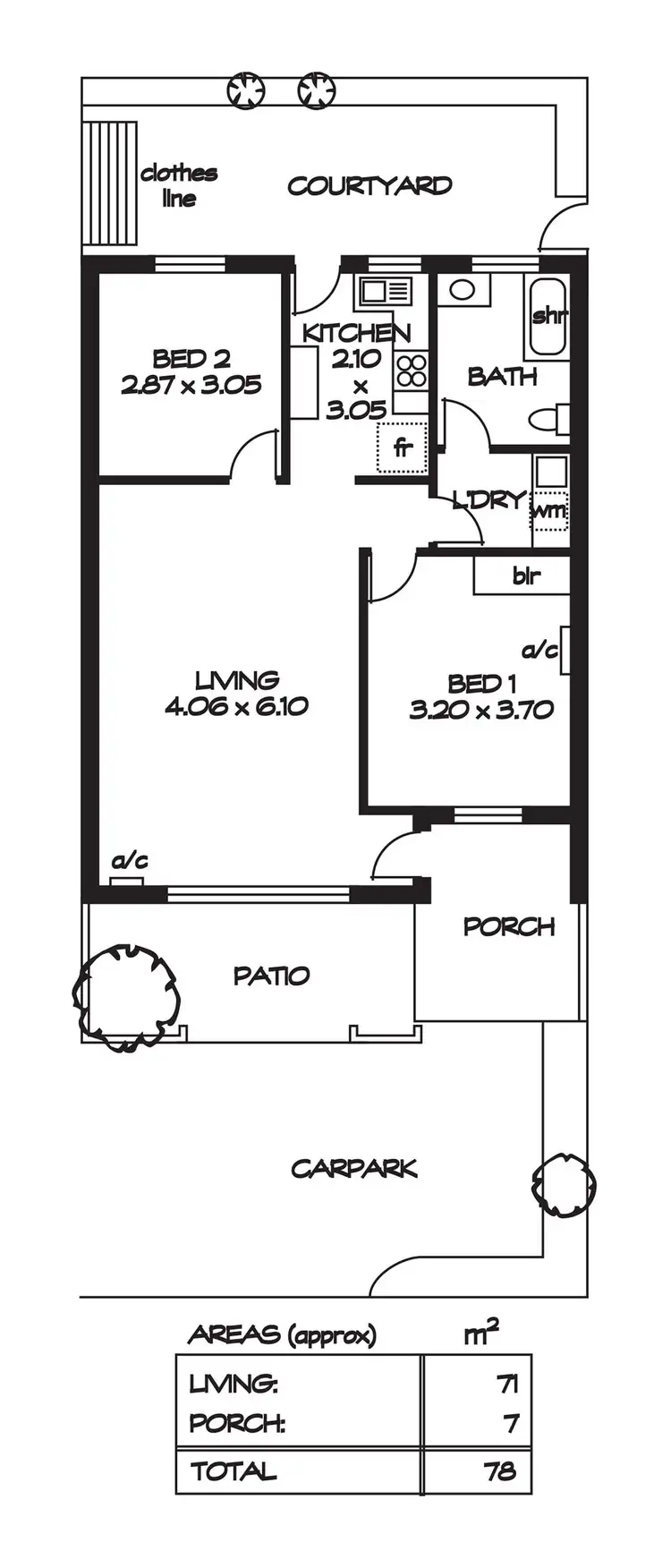 Floorplan of Homely house listing, 11/58 Portrush Road, Payneham SA 5070