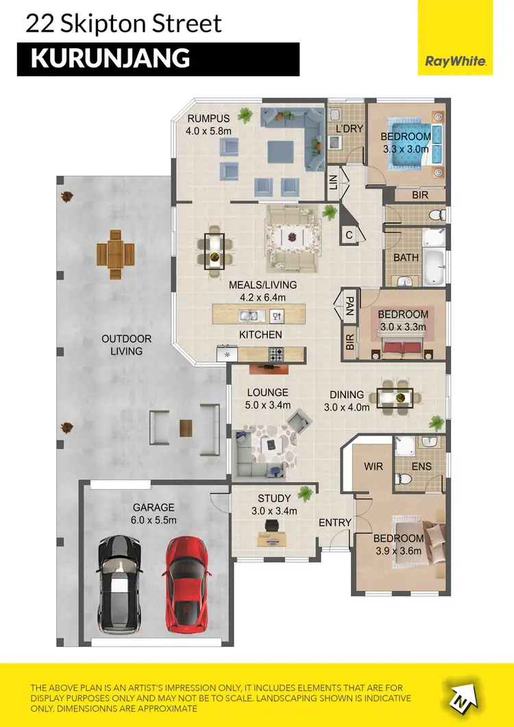 Floorplan of Homely house listing, 22 Skipton Street, Kurunjang VIC 3337