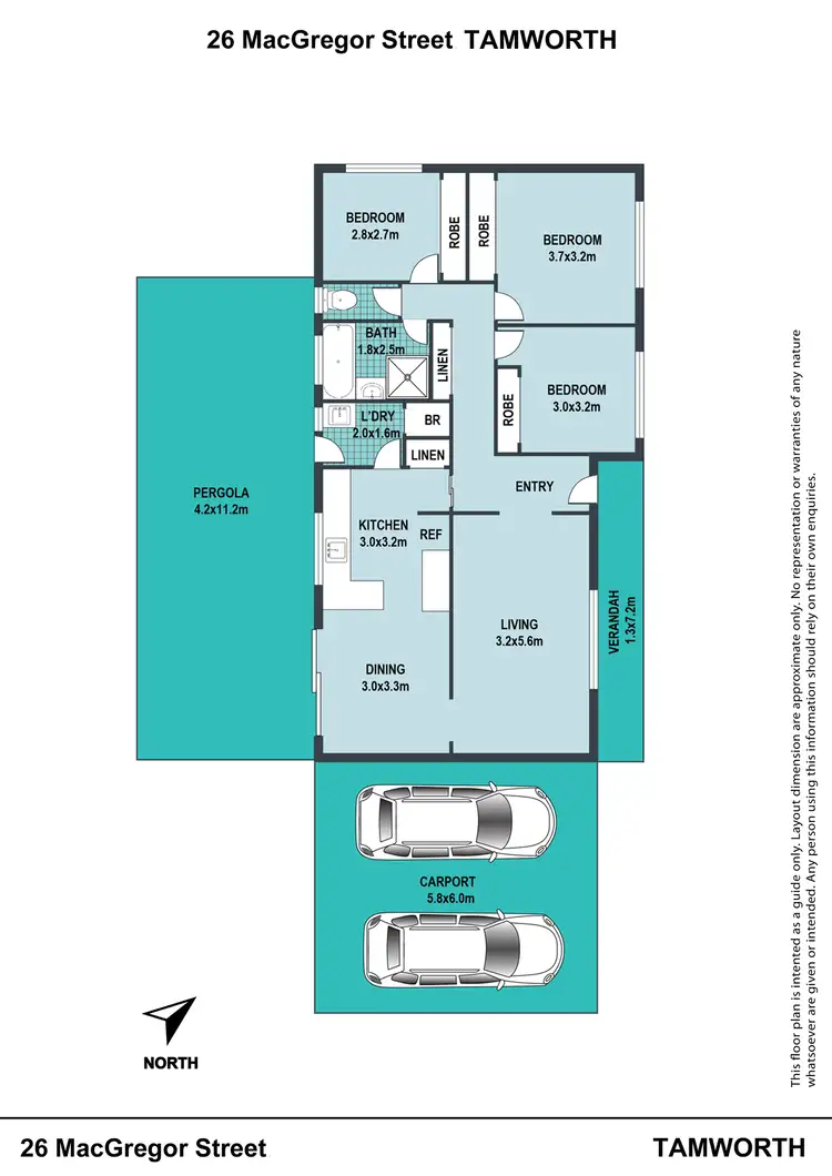 Floorplan of Homely house listing, 26 MacGregor Street, Tamworth NSW 2340