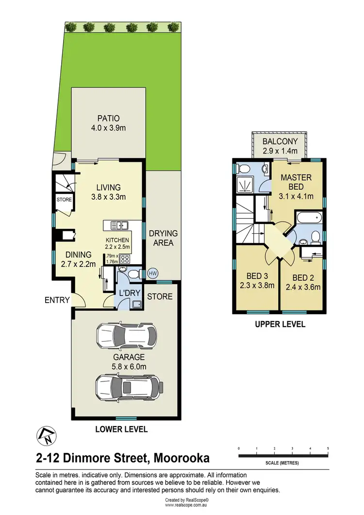 Floorplan of Homely townhouse listing, 2/12 Dinmore Street, Moorooka QLD 4105