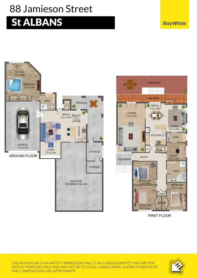 Floorplan of Homely house listing, 88 Jamieson Street, St Albans VIC 3021