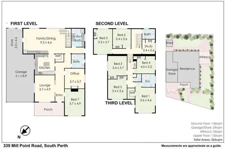 Floorplan of Homely house listing, 339 Mill Point Road, South Perth WA 6151