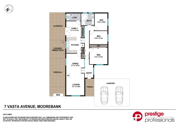 Floorplan of Homely house listing, 7 Vasta Avenue, Moorebank NSW 2170