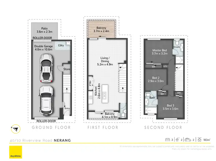 Floorplan of Homely townhouse listing, 40/10 Riverview Road, Nerang QLD 4211