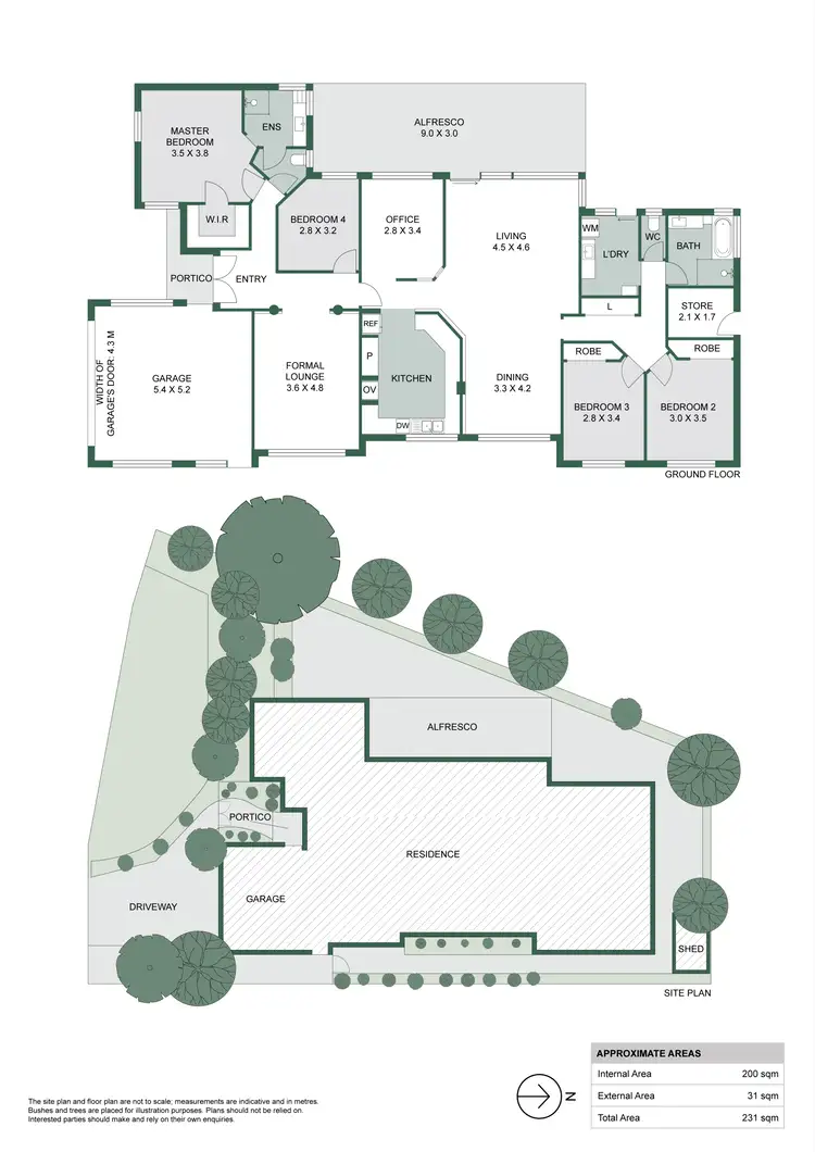 Floorplan of Homely house listing, 9 Brushfield Way, Gwelup WA 6018