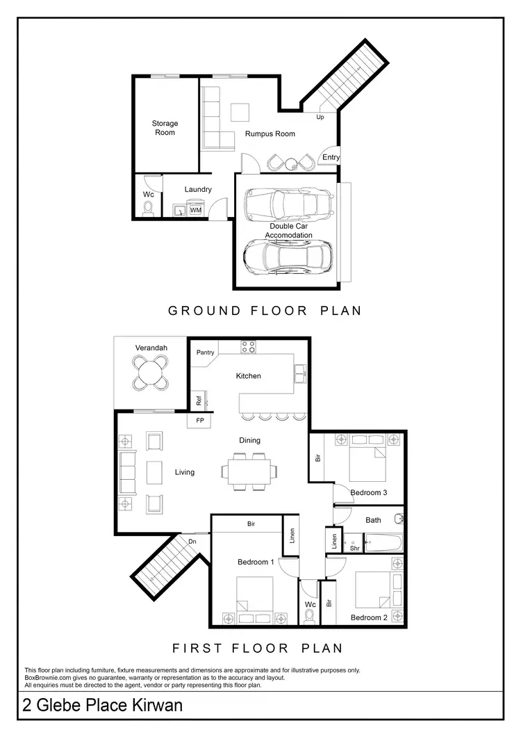 Floorplan of Homely house listing, 2 Glebe Place, Kirwan QLD 4817