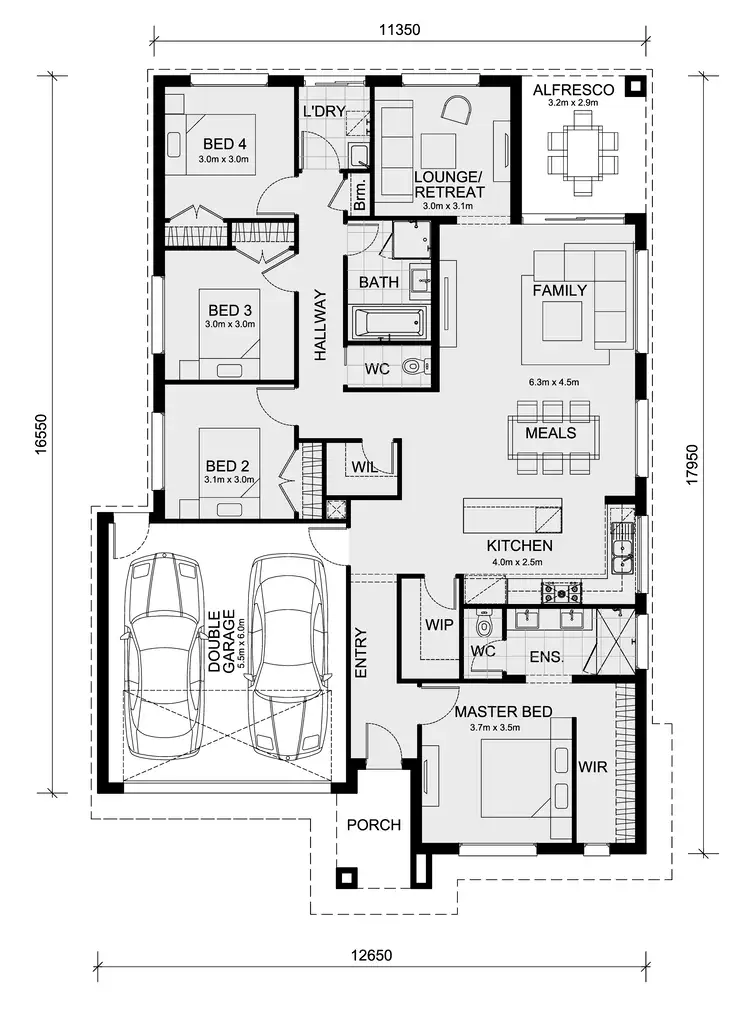 Floorplan of Homely house listing, Lot 1017 Palmatum Street at Maplestone Estate, Sunbury VIC 3429
