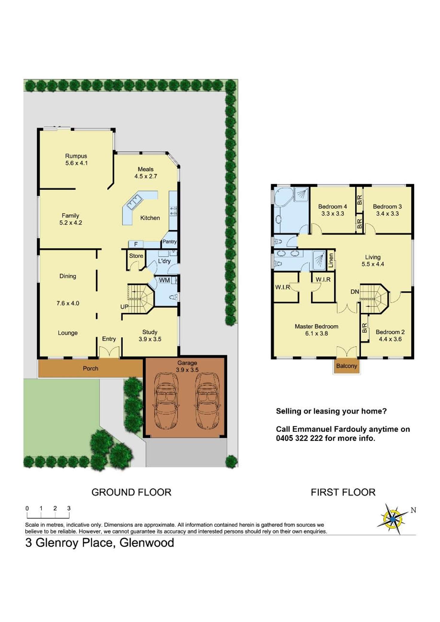 Floorplan of Homely house listing, 3 Glenroy Place, Glenwood NSW 2768