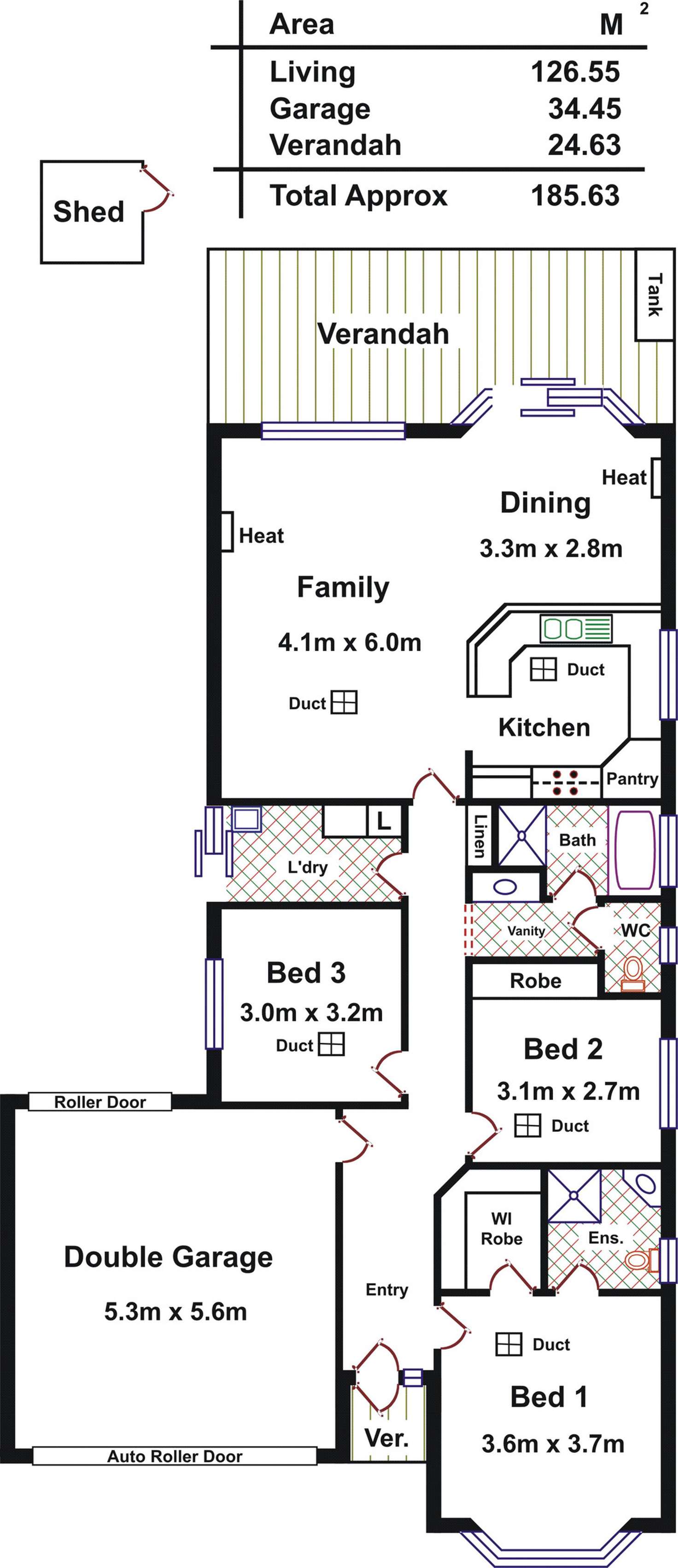 Floorplan of Homely house listing, 2/50 Panter Street, Willaston SA 5118