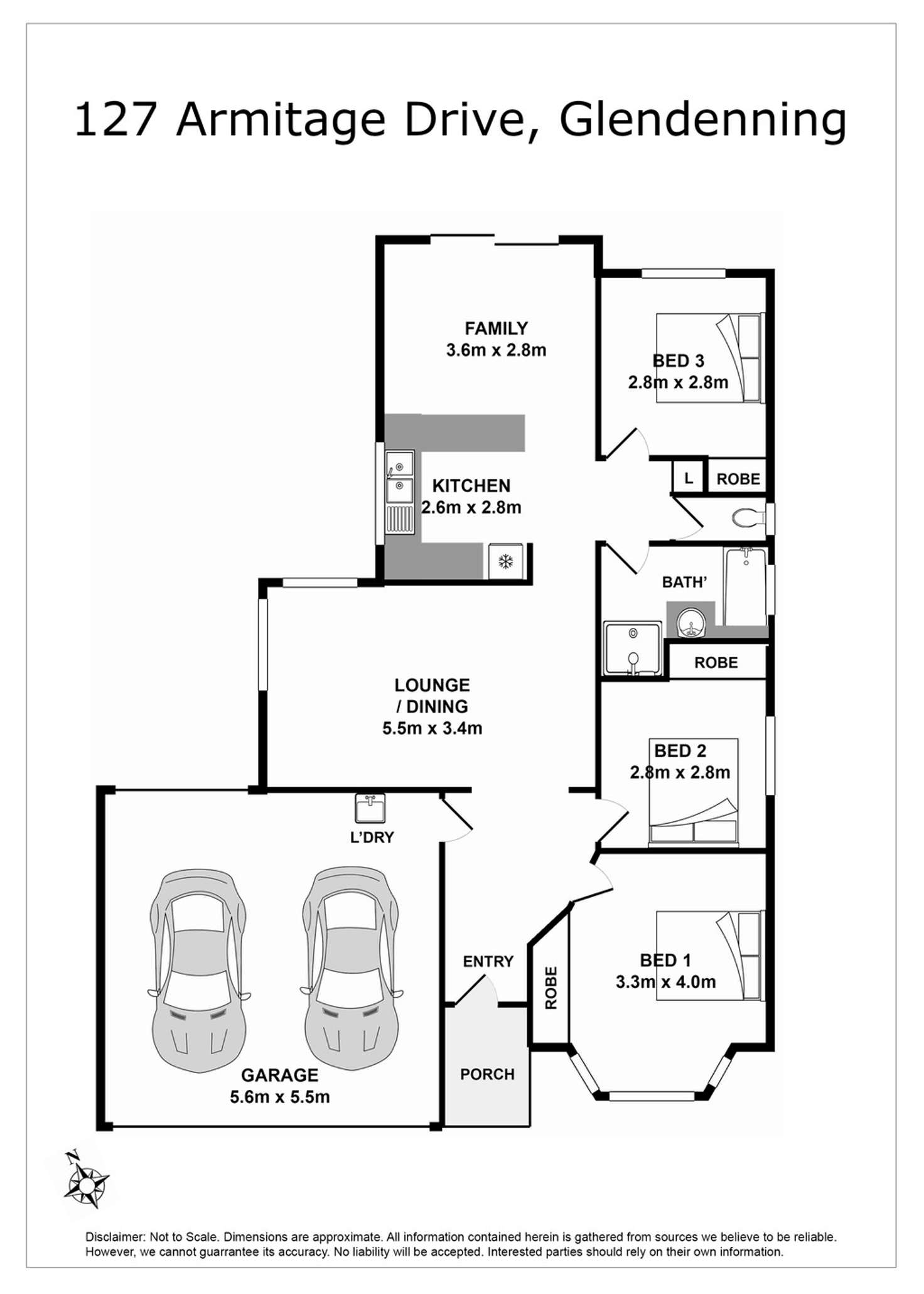 Floorplan of Homely house listing, 127 Armitage Drive, Glendenning NSW 2761