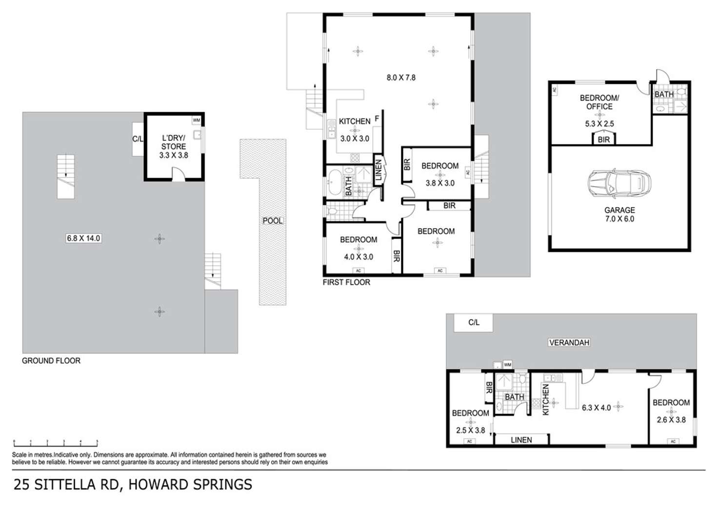 Floorplan of Homely house listing, 25 Sittella Road, Howard Springs NT 835