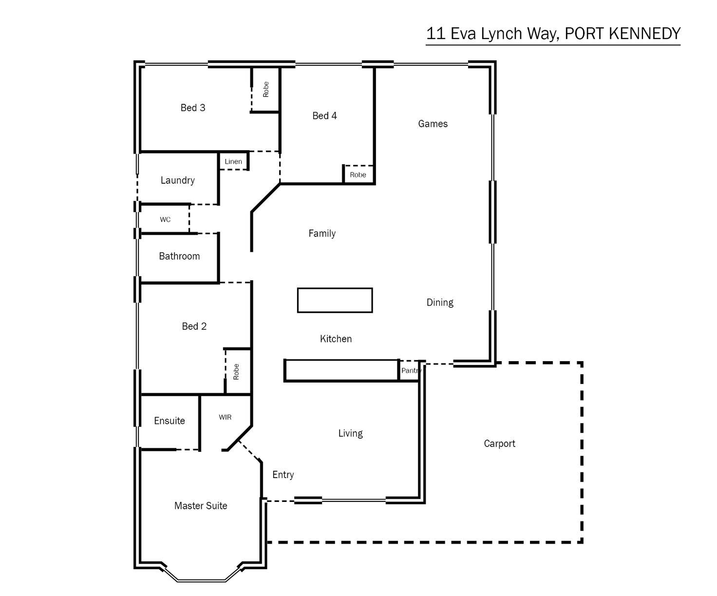 Floorplan of Homely house listing, 11 Eva Lynch Way, Warnbro WA 6169