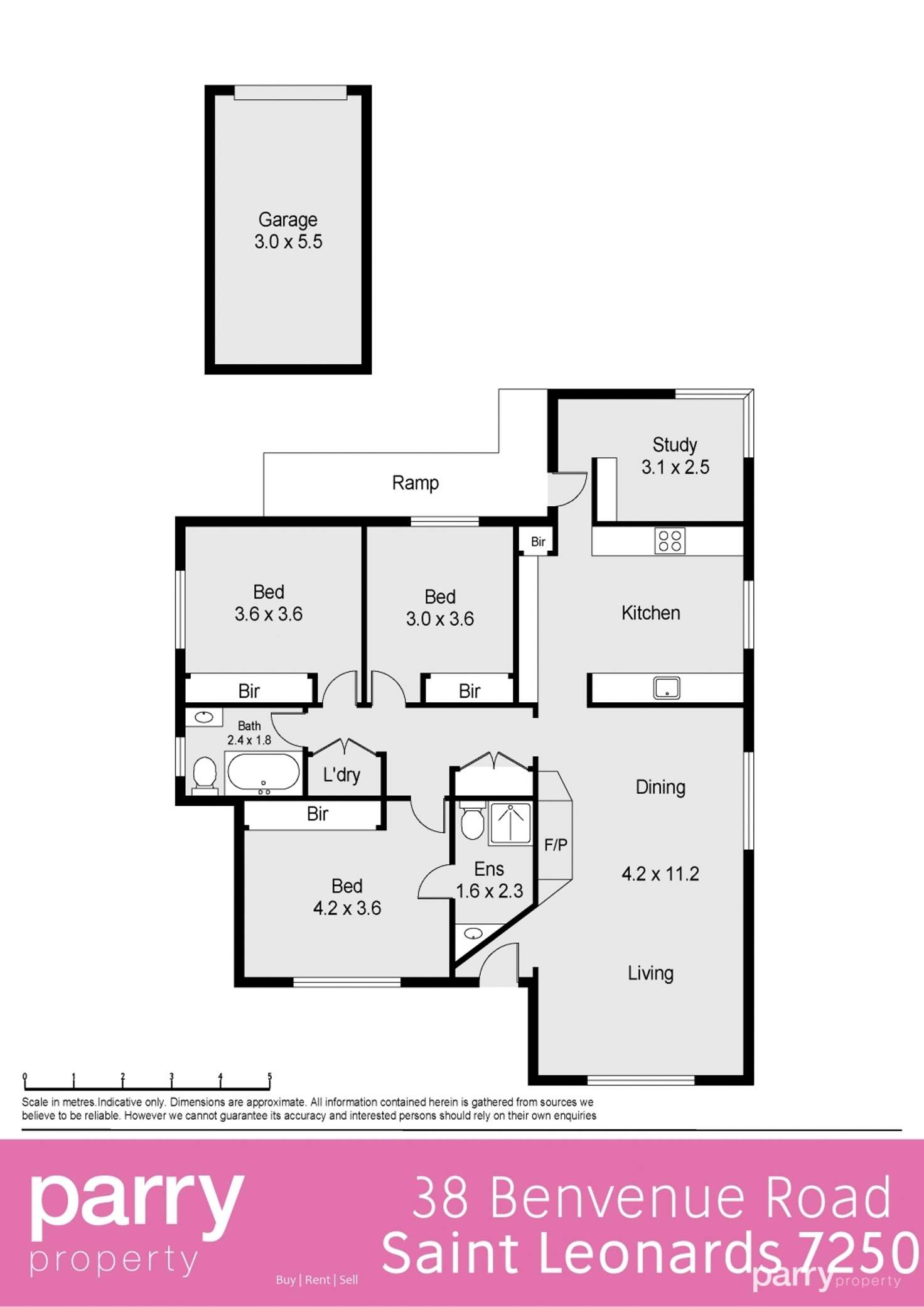 Floorplan of Homely house listing, 38 Benvenue Road, St Leonards TAS 7250