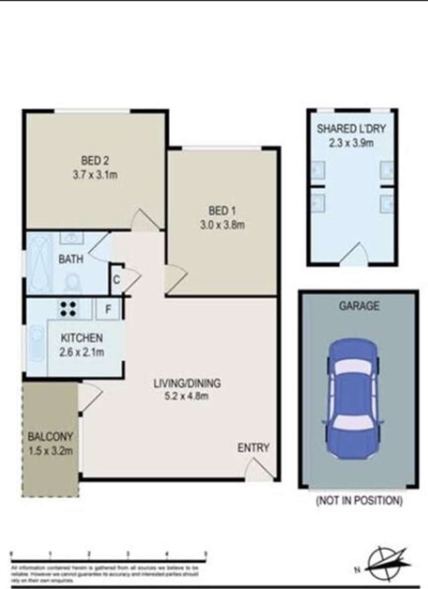 Floorplan of Homely unit listing, 5/49 Harris Street, Harris Park NSW 2150
