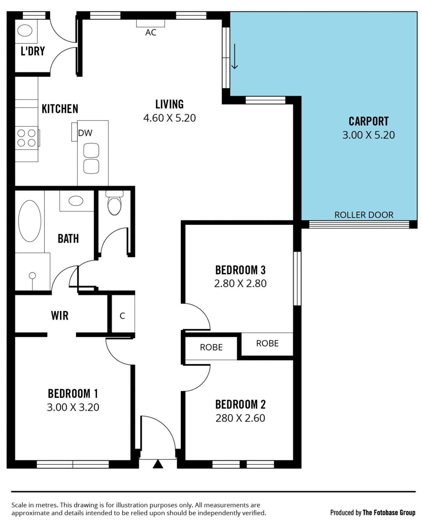 Floorplan of Homely house listing, 2/8 Boxwood Road, O'halloran Hill SA 5158