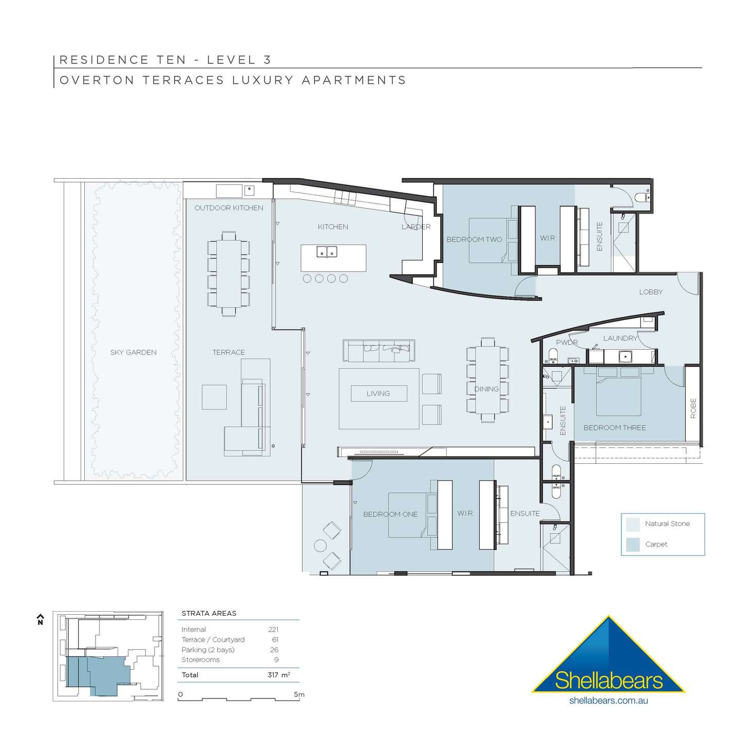 Floorplan of Homely apartment listing, 12/15 Overton Gardens, Cottesloe WA 6011