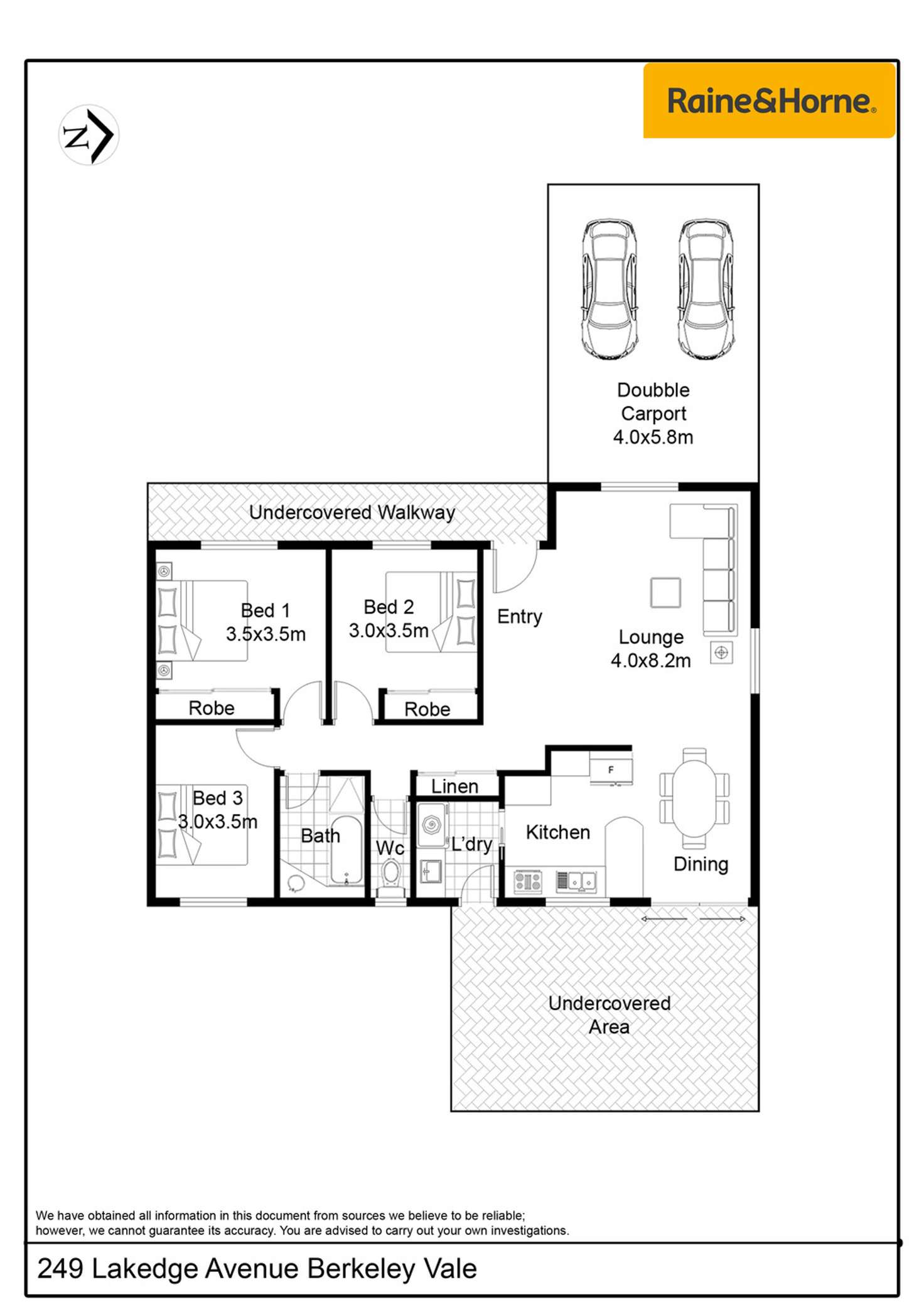 Floorplan of Homely house listing, 249 Lakedge Avenue, Berkeley Vale NSW 2261