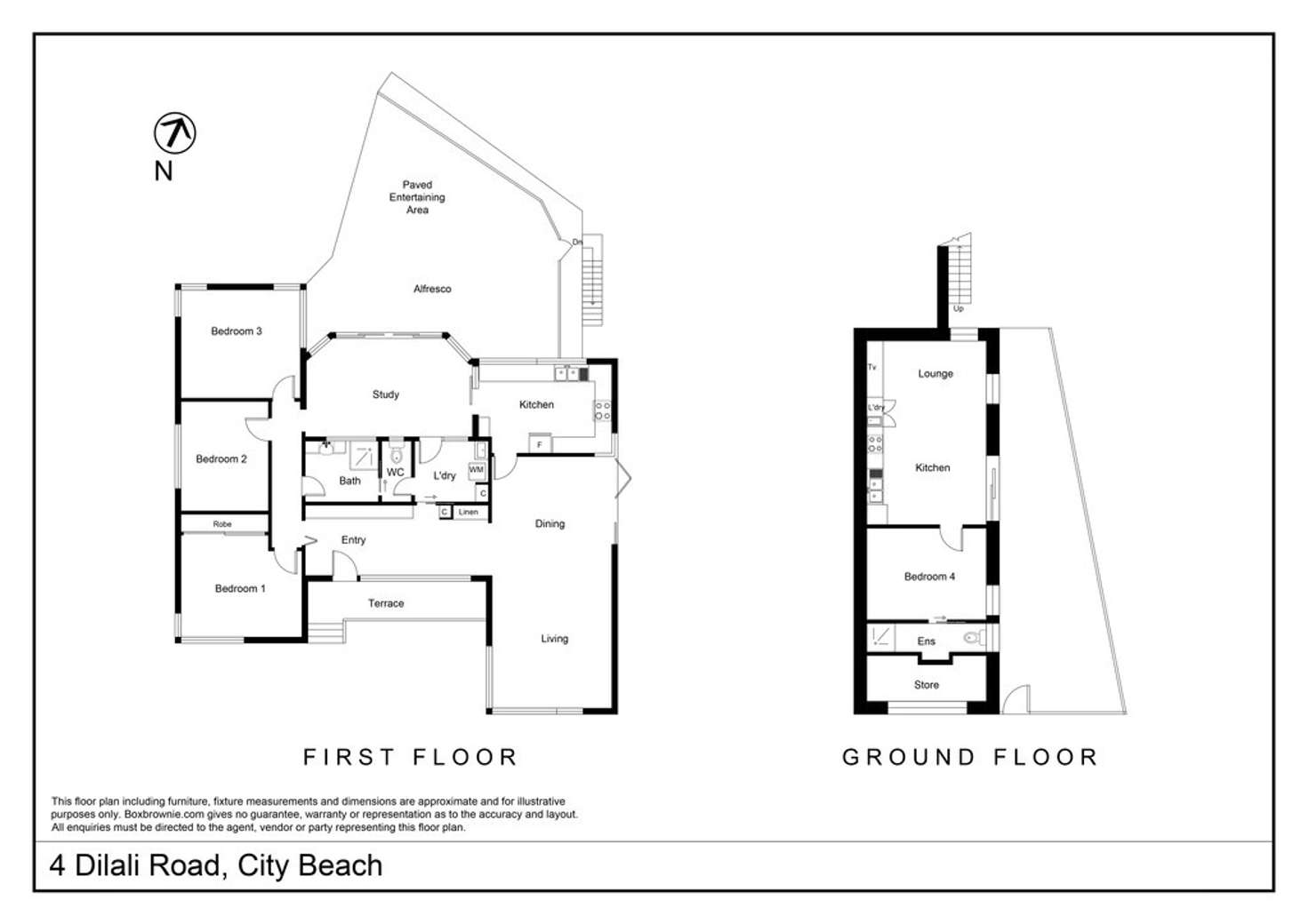 Floorplan of Homely house listing, 4 Dilali Road, City Beach WA 6015