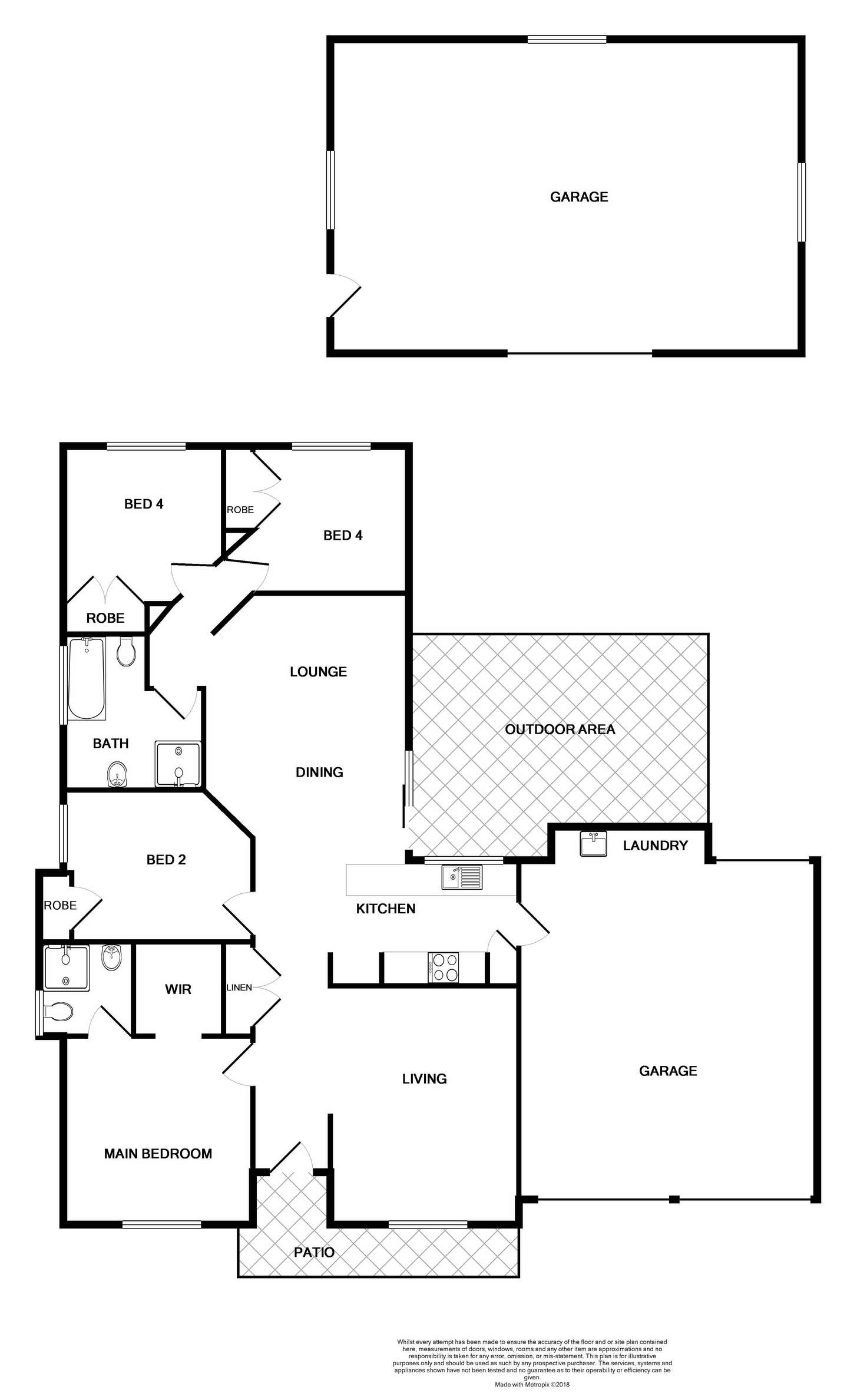 Floorplan of Homely house listing, 30 Peppertree Circuit, Aberglasslyn NSW 2320