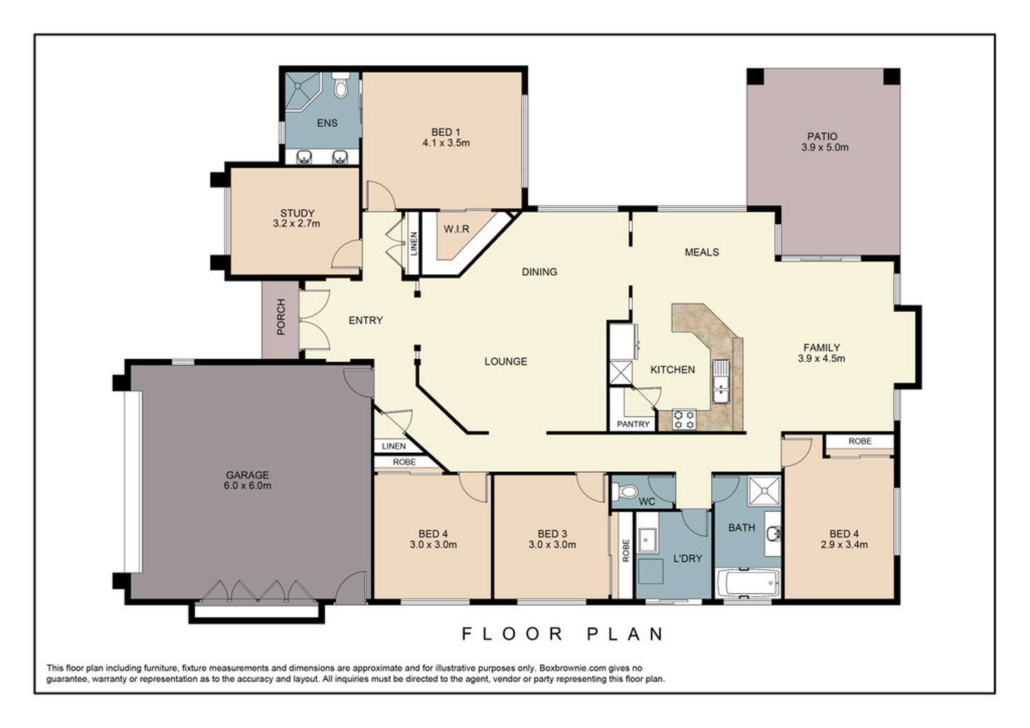 Floorplan of Homely house listing, 12 Crumpton Place, Beerwah QLD 4519