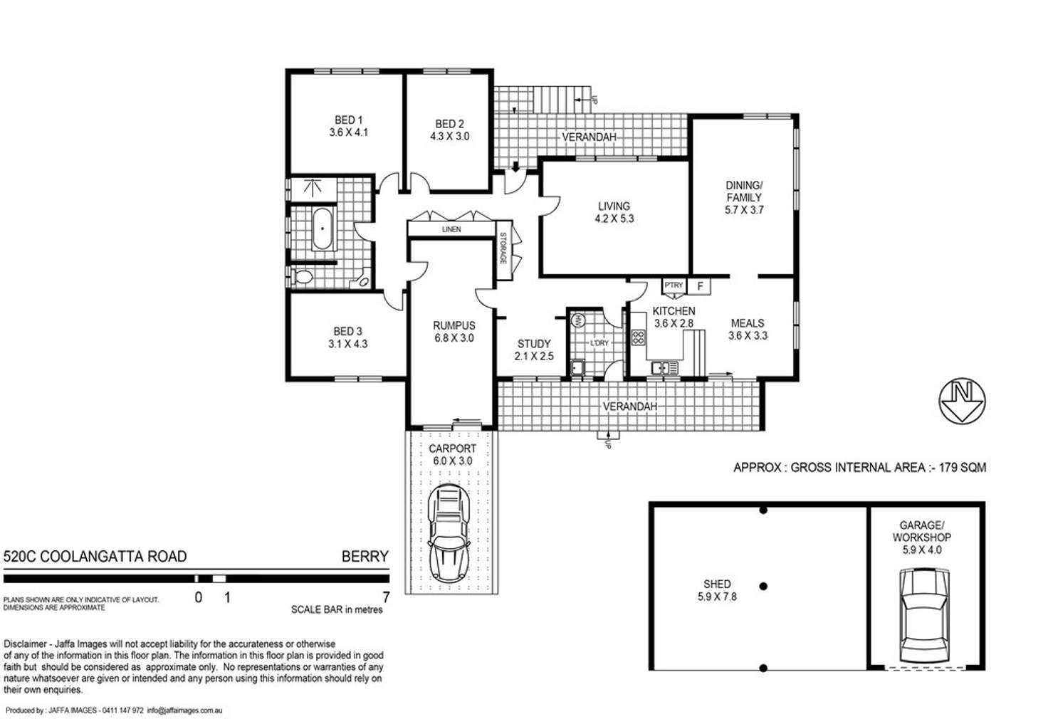 Floorplan of Homely house listing, 520C Coolangatta Road, Berry NSW 2535
