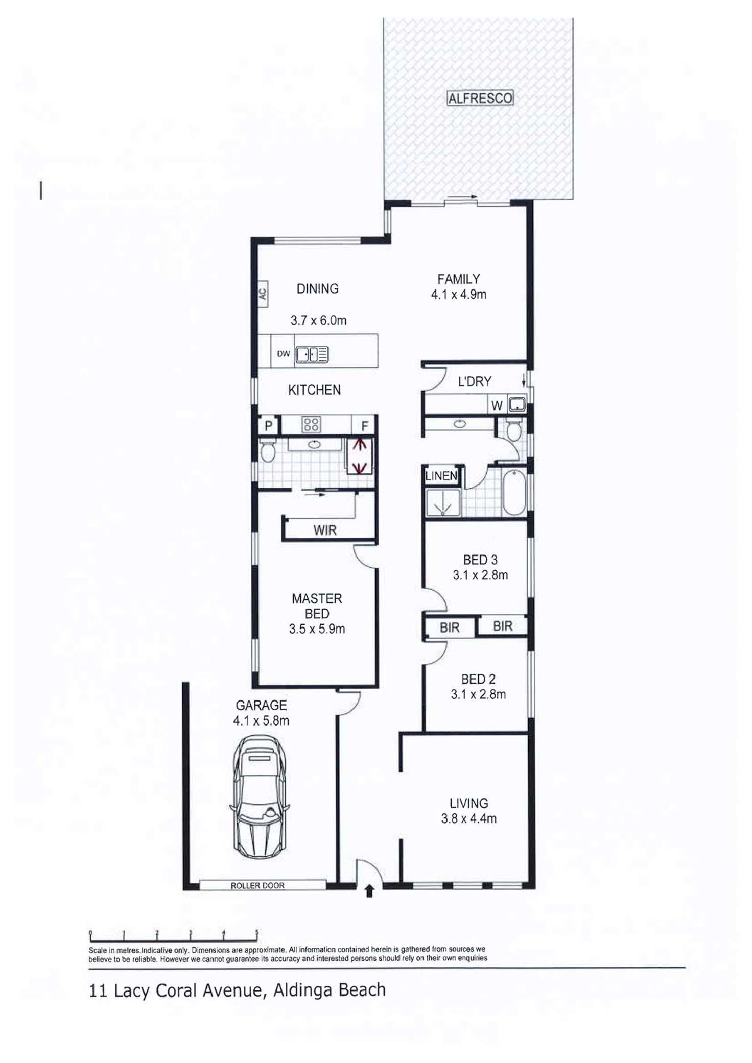 Floorplan of Homely house listing, 11 Lacy Coral Avenue, Aldinga Beach SA 5173