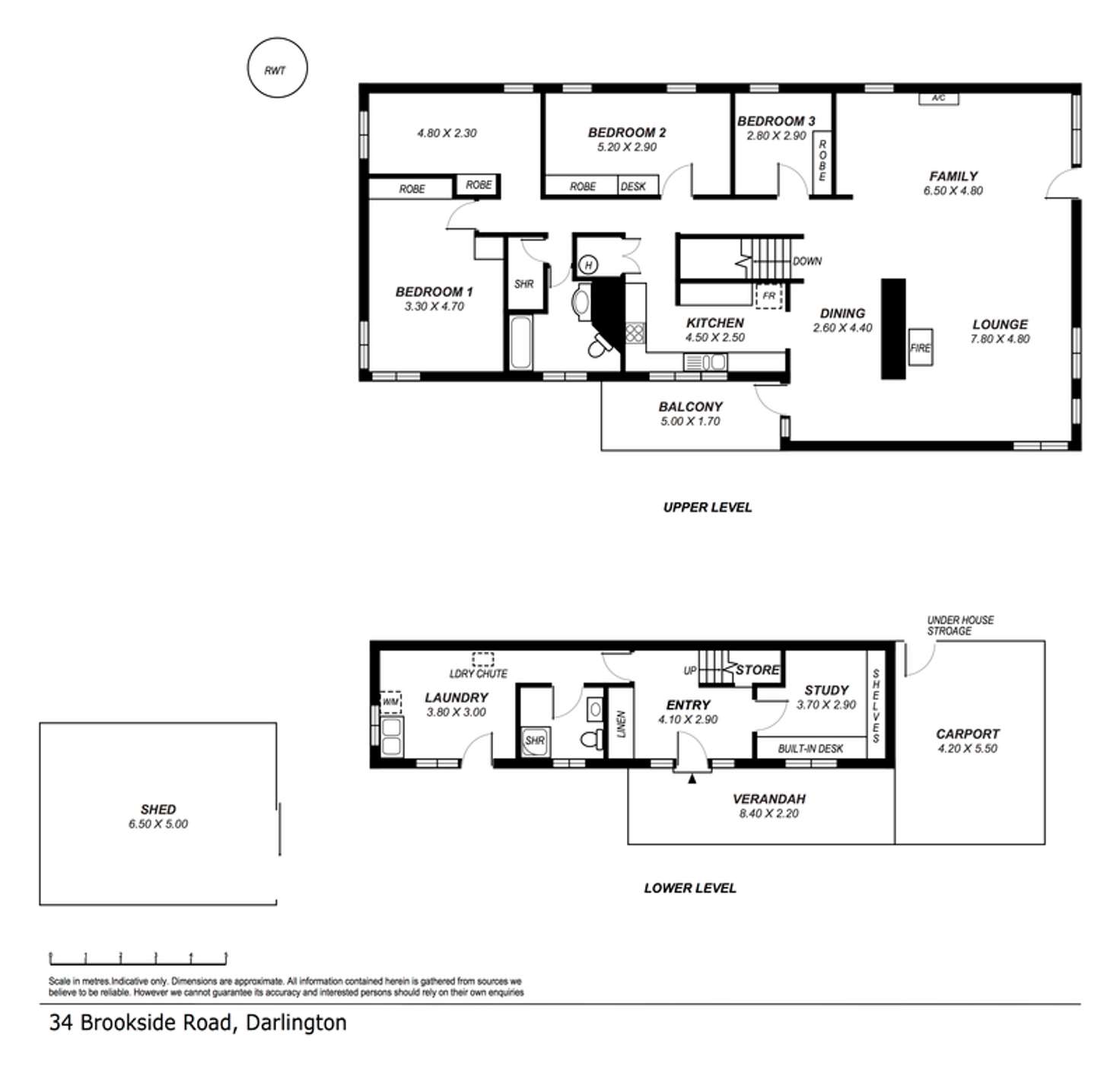 Floorplan of Homely house listing, 34 Brookside Road, Darlington SA 5047