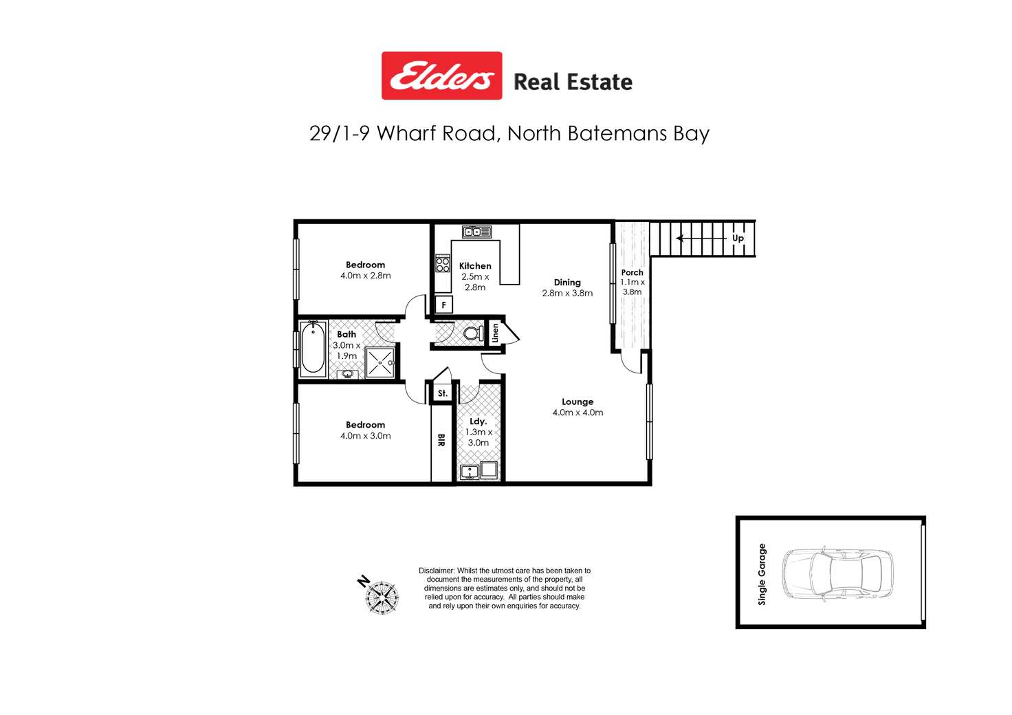Floorplan of Homely unit listing, 29/1-9 Wharf Road, Batemans Bay NSW 2536