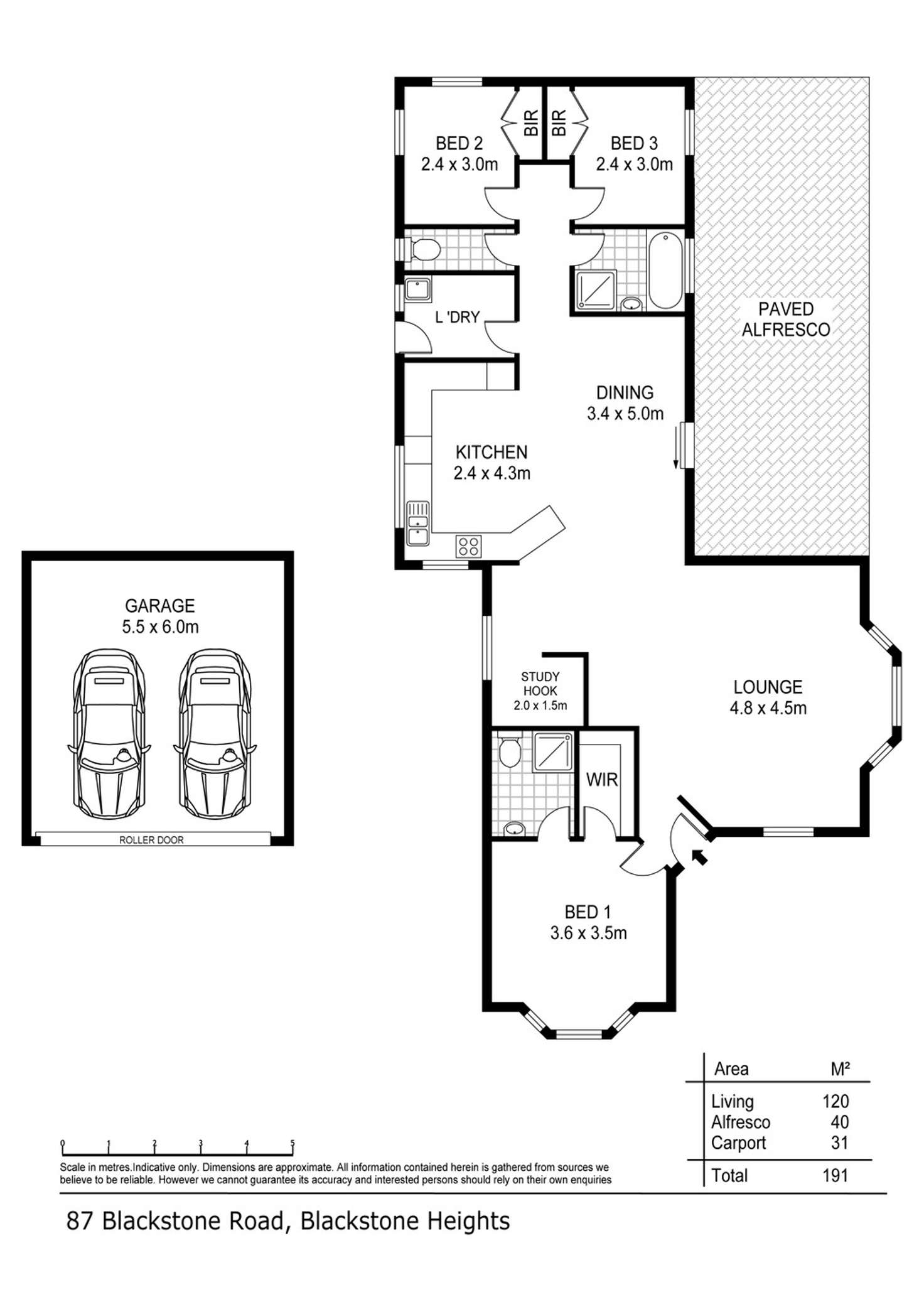 Floorplan of Homely house listing, 87 Blackstone Road, Blackstone Heights TAS 7250