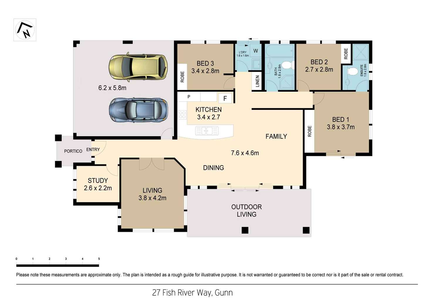 Floorplan of Homely house listing, 27 Fish River Way, Gunn NT 832