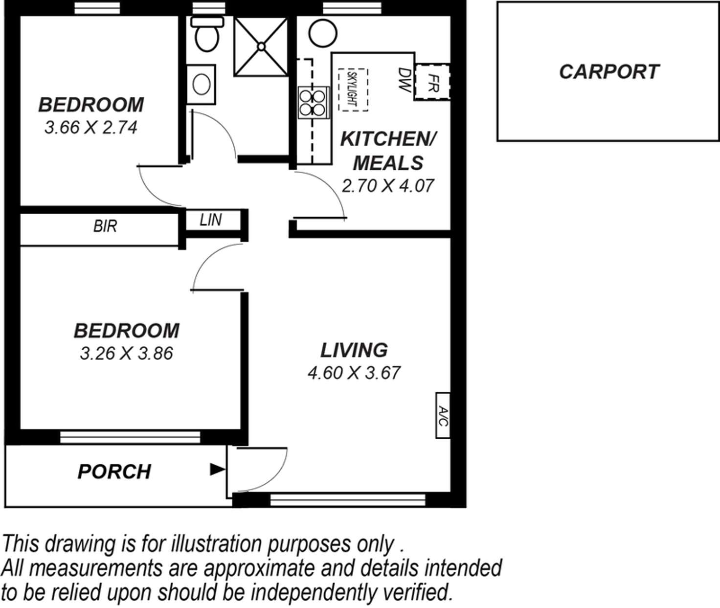 Floorplan of Homely unit listing, 5/164 Esplanade, Brighton SA 5048