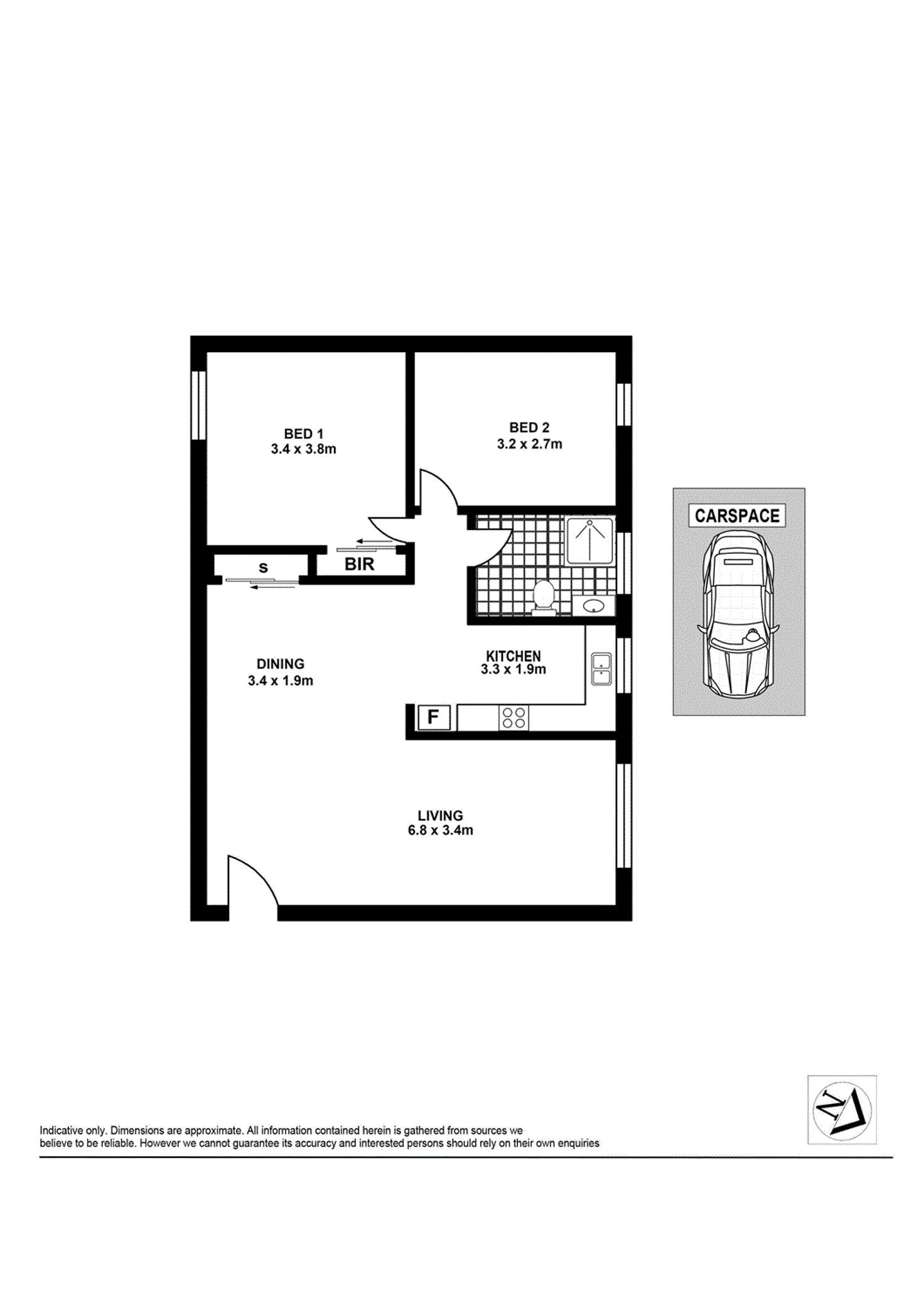 Floorplan of Homely unit listing, 4/17 Jubilee Avenue, Carlton NSW 2218