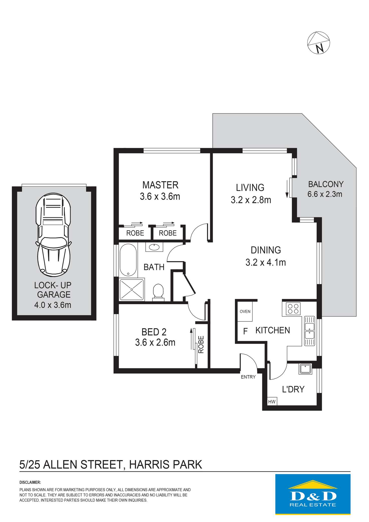 Floorplan of Homely unit listing, 5 / 25 Allen Street, Harris Park NSW 2150