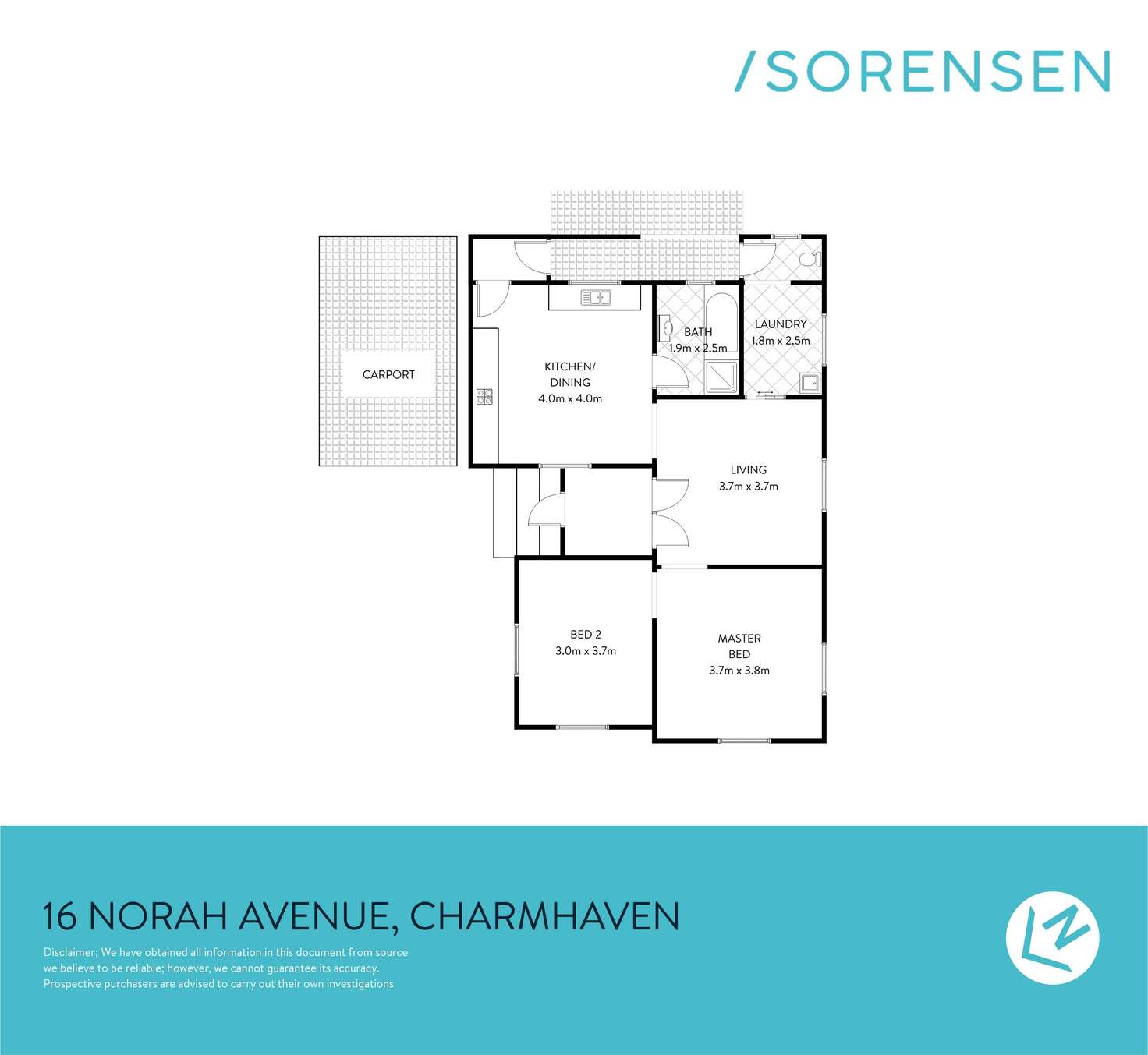 Floorplan of Homely house listing, 16 Norah Avenue, Charmhaven NSW 2263