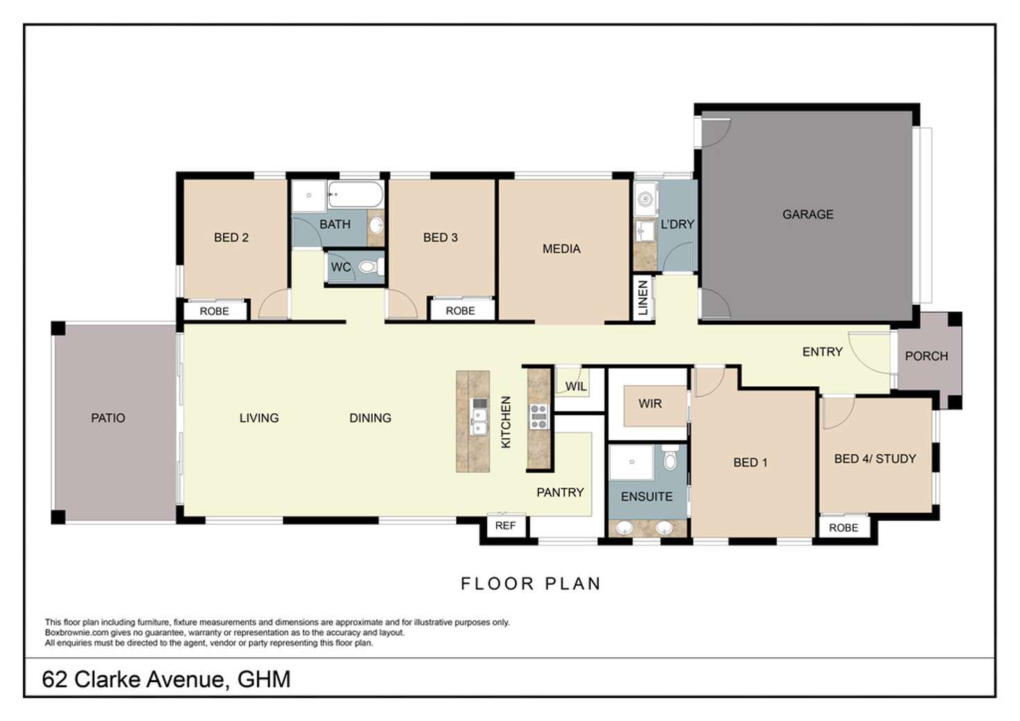 Floorplan of Homely house listing, 62 Clark Ave, Glass House Mountains QLD 4518