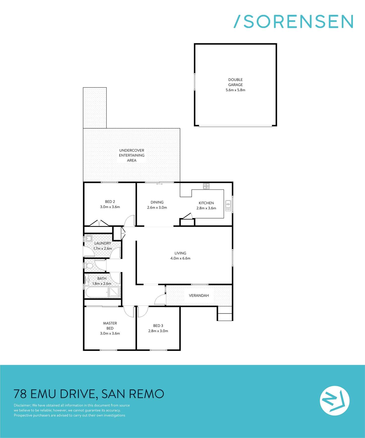 Floorplan of Homely house listing, 78 Emu Drive, San Remo NSW 2262