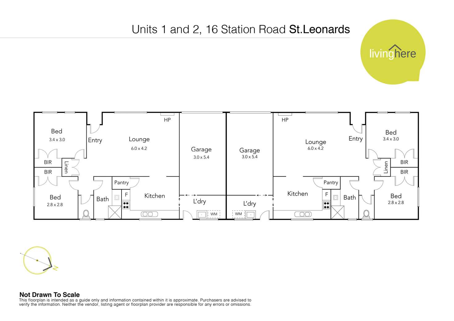 Floorplan of Homely blockOfUnits listing, 16 Station Road, St Leonards TAS 7250