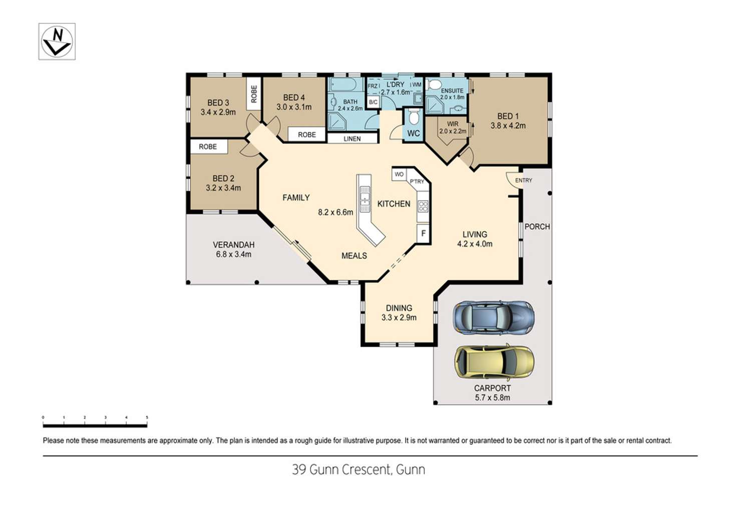 Floorplan of Homely house listing, 39 Gunn Crescent, Gunn NT 832