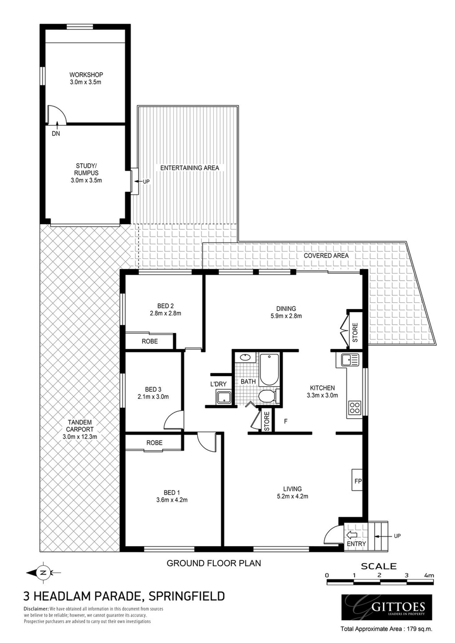 Floorplan of Homely house listing, 3 Headlam Parade, Springfield NSW 2250