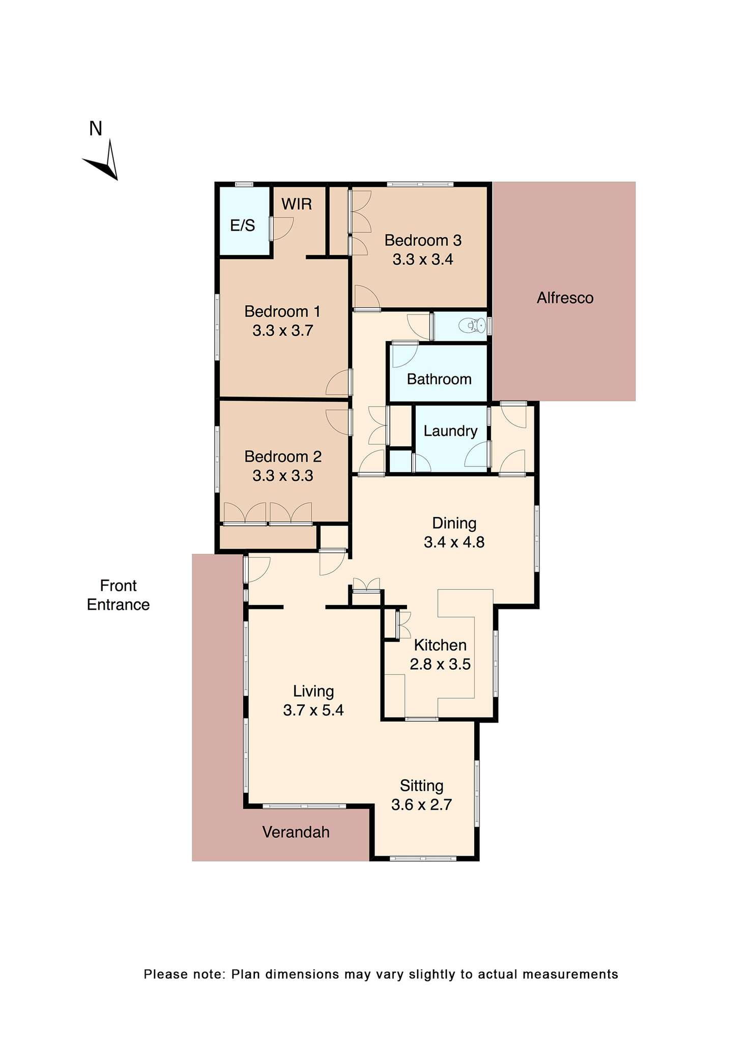 Floorplan of Homely house listing, 74 Macs Street, Creswick VIC 3363