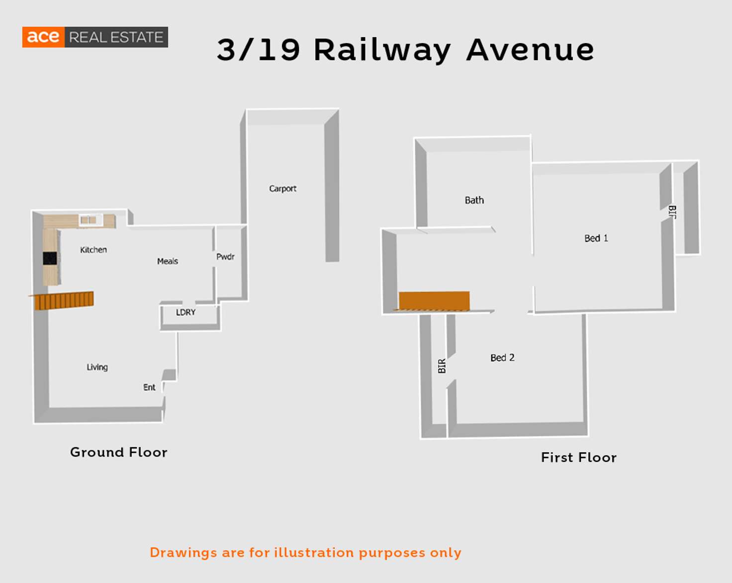 Floorplan of Homely townhouse listing, 3/19 Railway Ave, Laverton VIC 3028