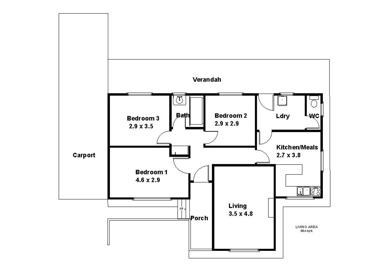 Floorplan of Homely house listing, 15 Stoeckel Terrace, Paringa SA 5340