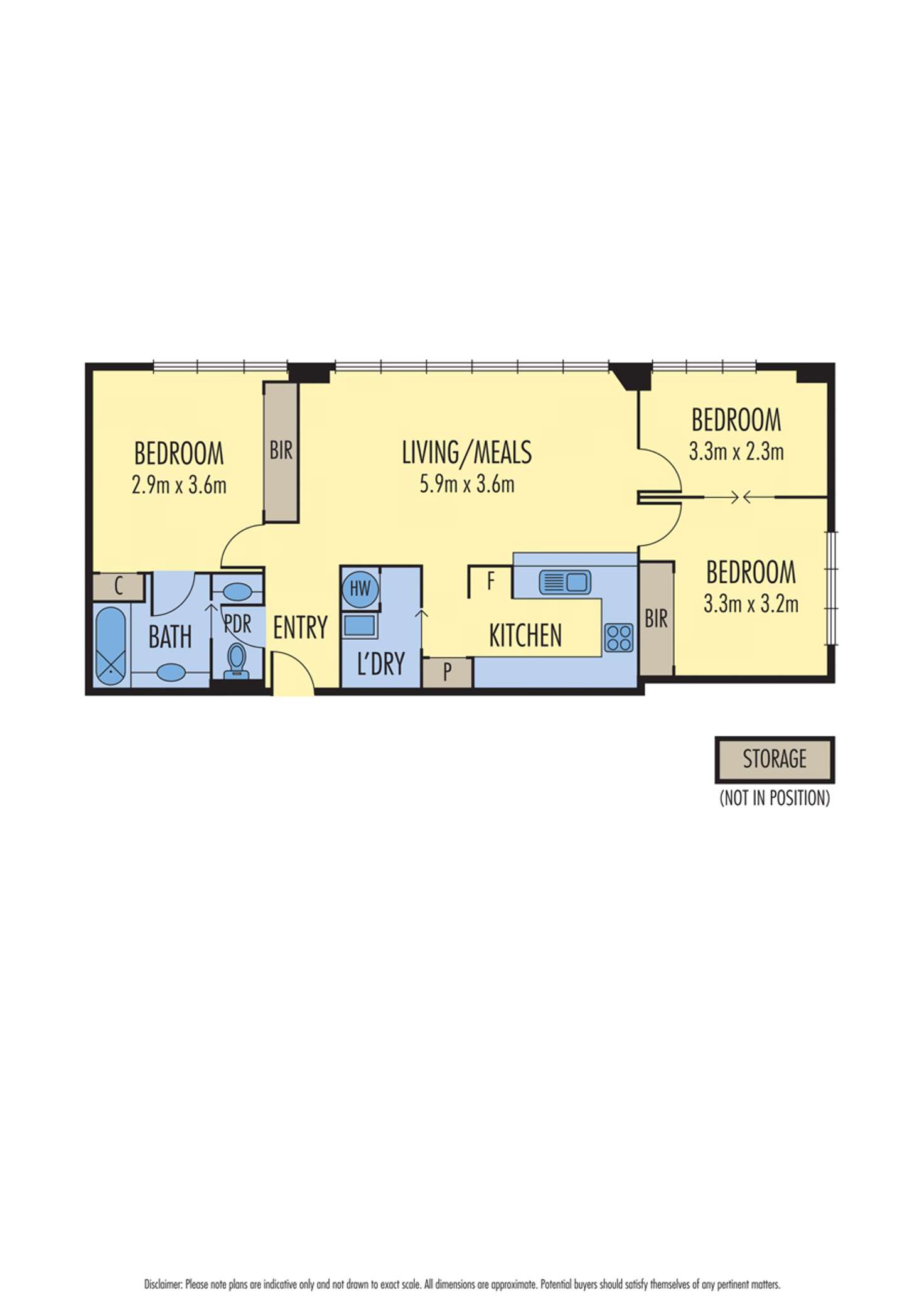 Floorplan of Homely apartment listing, 901/39 Queen Street, Melbourne VIC 3000