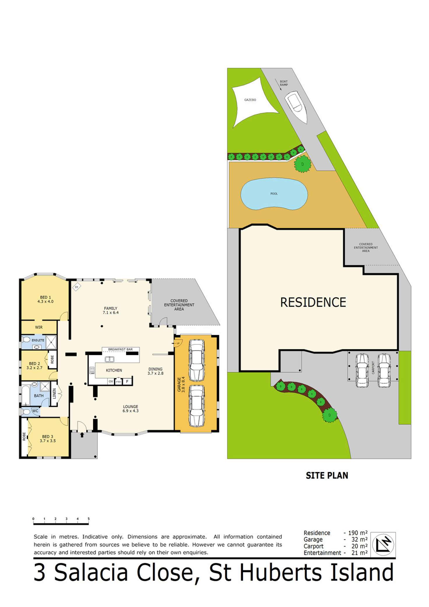 Floorplan of Homely house listing, 3 Salacia Close, St Huberts Island NSW 2257